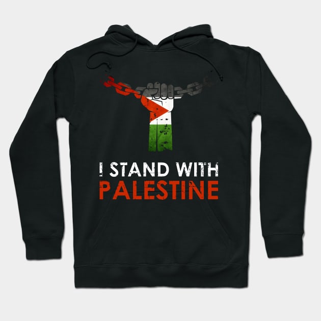 I Stand With Palestine - Free Palestinian And Stop Killing Hoodie by mangobanana